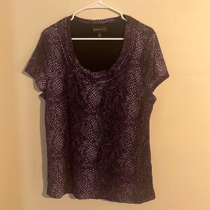 Women’s dressy shirt xl Dana Buchman purple